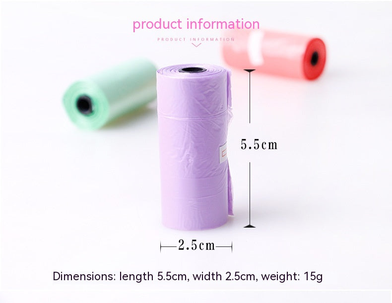 Dog Waste Bags Roll | Convenient Pet Clean-Up Bags